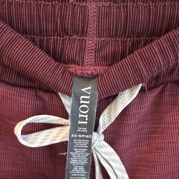 Vuori Ribbed Performance Jogger Fig Heather XXS - Picture 5 of 9